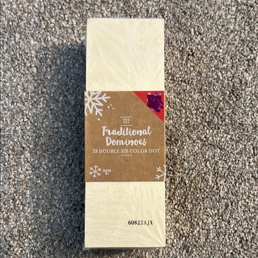 Cream Traditional Dominoes Set